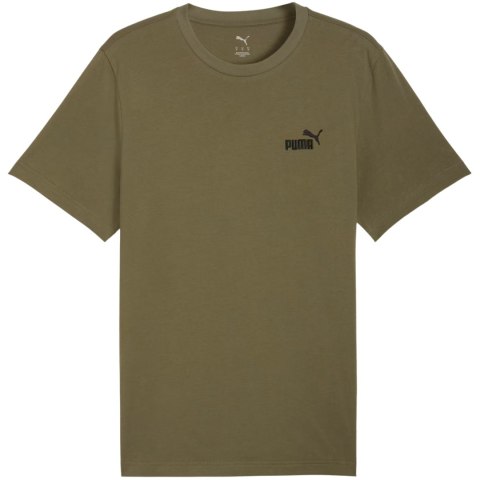 Koszulka męska Puma ESS Small No.1 Logo Tee(s) oliwkowa 682535 81