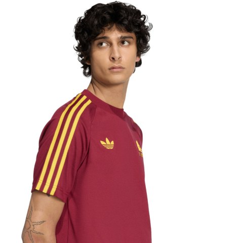 Koszulka męska adidas AS Roma Originals Tee bordowa JZ7185