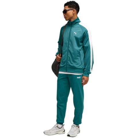 Spodnie męskie Puma Ess 2 Color No.1 Logo zielone 684714 41