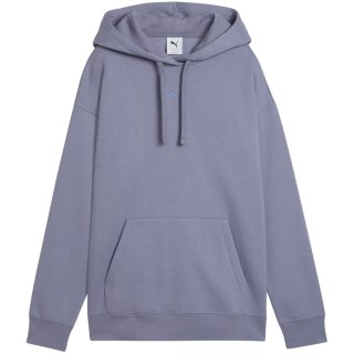 Bluza damska Puma ESS Centered Cat Logo Relaxed Hoodie fioletowa 692917 65