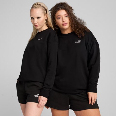 Bluza damska Puma ESS Small No.11 Logo Relaxed Crew czarna 684975 01