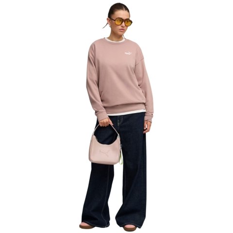 Bluza damska Puma ESS Small No.11 Logo Relaxed Crew różowa 684975 88
