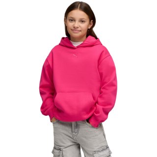 Bluza dla dzieci Puma ESS Centered Cat Logo Relaxed Hoodie fuksja 692973 59
