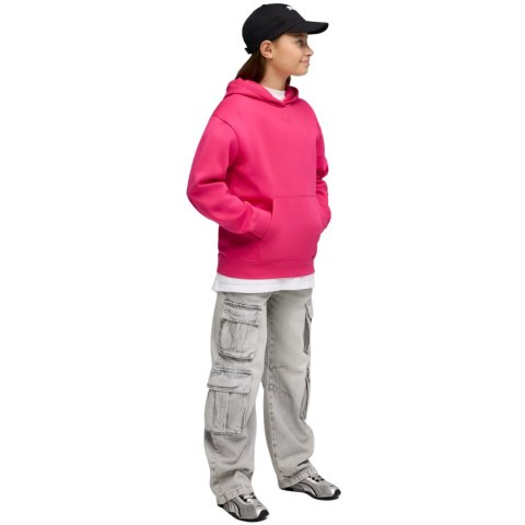 Bluza dla dzieci Puma ESS Centered Cat Logo Relaxed Hoodie fuksja 692973 59