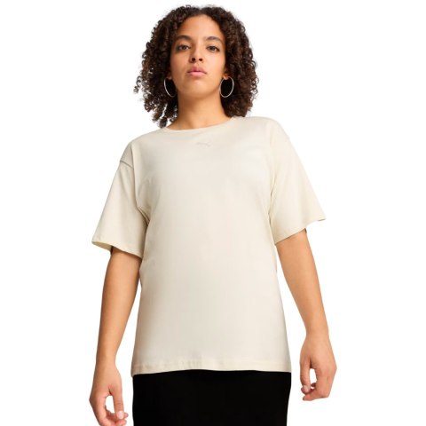 Koszulka damska Puma ESS Relaxed Tee beżowa 684971 87