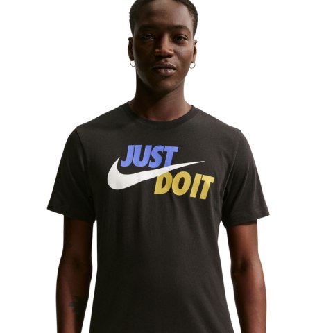 Koszulka męska Nike Tee Just do It Swoosh czarna AR5006 014