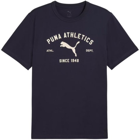Koszulka męska Puma Class Graphic Tee granatowa 692226 16