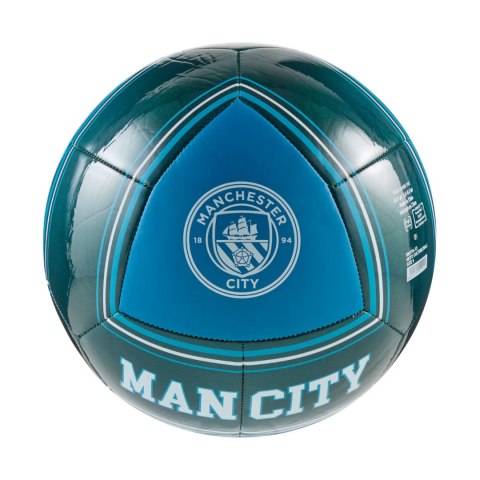 Piłka nożna Puma MCFC Culture turkusowo-niebieska 84976 13