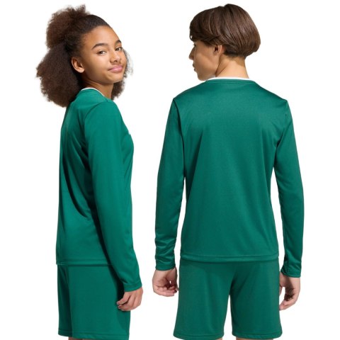 Koszulka dla dzieci adidas Entrada 26 Long Sleeve Jersey zielona KF5873