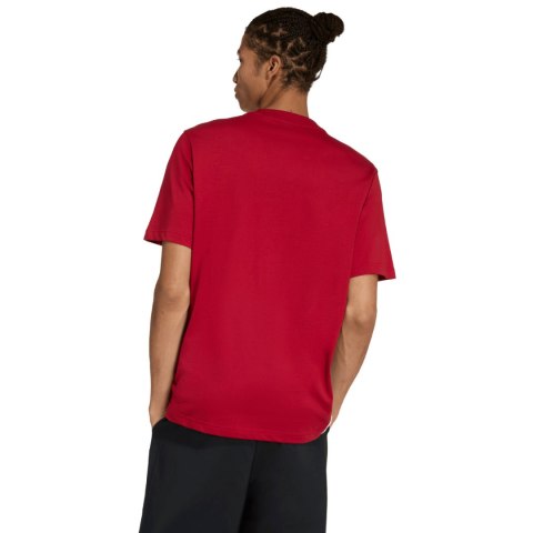 Koszulka męska adidas Essentials 3-Stripes czerwona KD4865