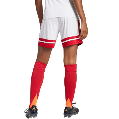 Spodenki damskie adidas Squadra 25 biało-czerwone JJ0020