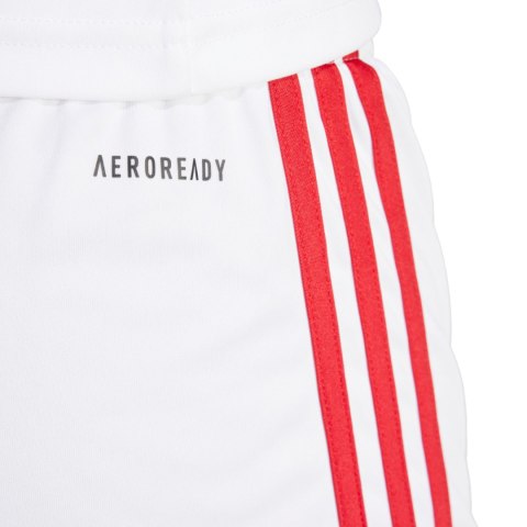 Spodenki damskie adidas Squadra 25 biało-czerwone JJ0020