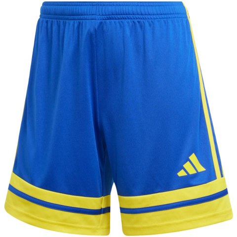 Spodenki damskie adidas Squadra 25 niebiesko-żółte JN5408