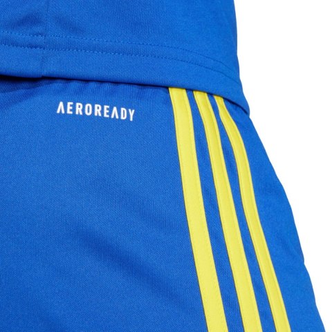 Spodenki damskie adidas Squadra 25 niebiesko-żółte JN5408
