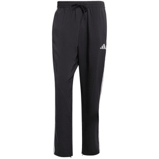 Spodnie męskie adidas Essentials 3-Stripes Stanford Open Hem czarne JC8491