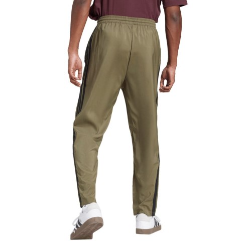 Spodnie męskie adidas Essentials 3-Stripes Stanford Open Hem oliwkowe JE6401