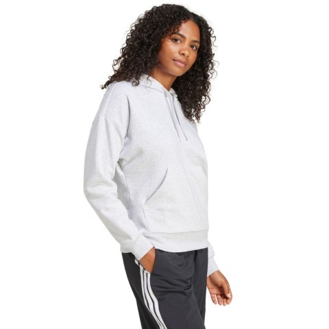 Bluza damska adidas Essentials Small Logo Feel Cozy jasnoszara JN1853