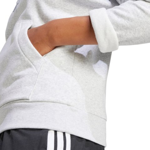 Bluza damska adidas Essentials Small Logo Feel Cozy jasnoszara JN1853