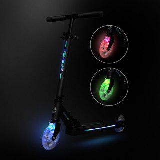 Hulajnoga Spokey Glow-Go czarna 944778