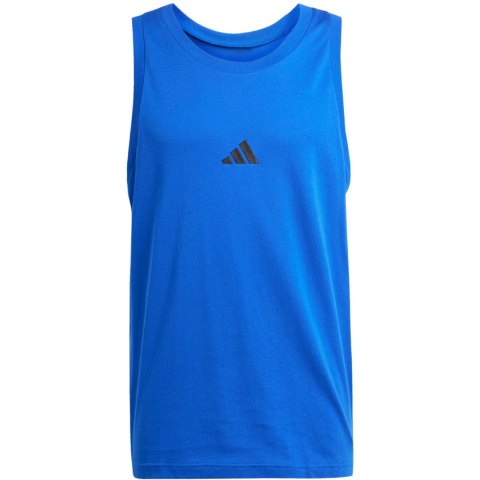Koszulka męska adidas Essentials Small Logo Tank niebieska JE8978