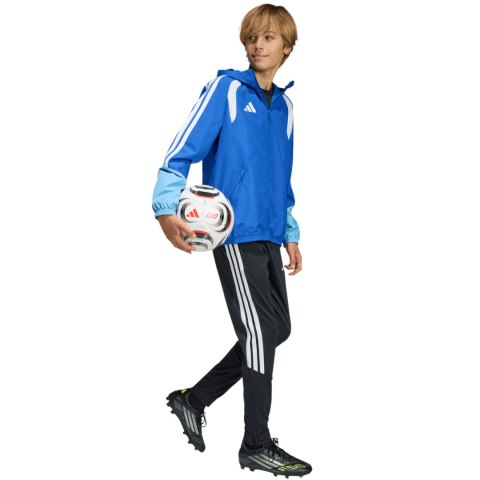 Kurtka dla dzieci adidas Tiro 26 Competition All Weather niebieska KB0157