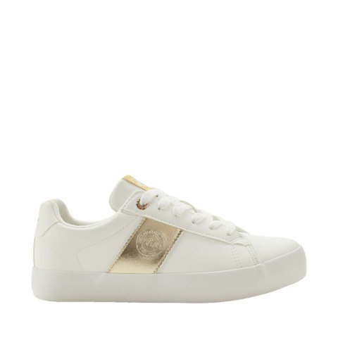 Buty damskie Lee Cooper biało-złote LCW-26-31-4365LA
