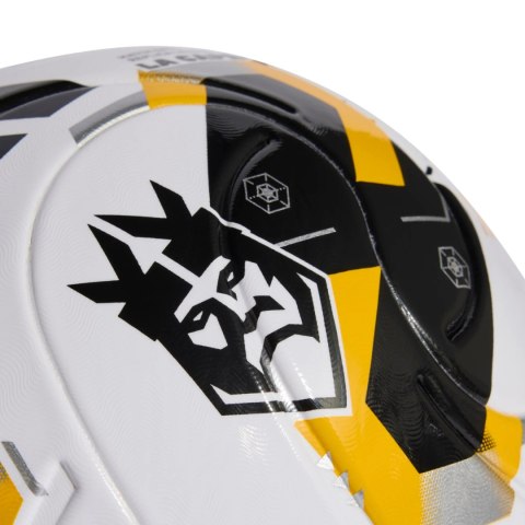 Piłka nożna adidas Sacramento Kings League biało-czarno-żółta KE8229