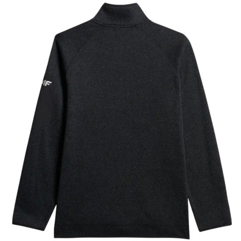Polar męski 4F M443 głęboka czerń melanż 4FWSS26TFLEM443 20M