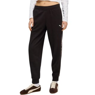 Spodnie damskie Puma ESS Graphic Animal Comfort czarne 692464 01