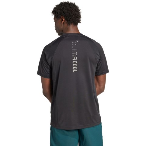 Koszulka męska adidas Tech Apparel Climacool Tech App Tee czarna KB9735