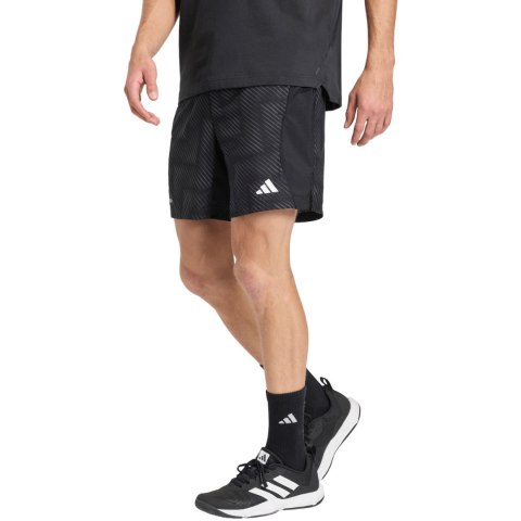 Spodenki mękie adidas Tech Intensity Aop czarne KB3123