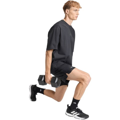Spodenki mękie adidas Tech Intensity Aop czarne KB3123