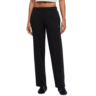Spodnie damskie Puma ESS Elevated Straight Leg czarne 691817 01