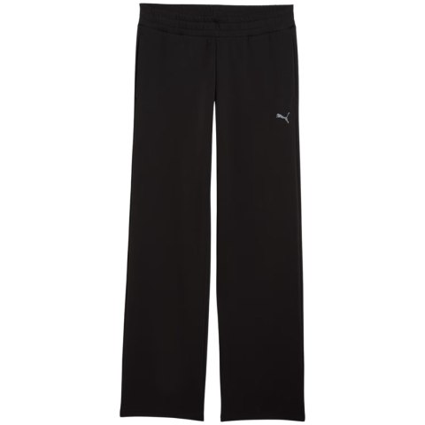 Spodnie damskie Puma ESS Elevated Straight Leg czarne 691817 01