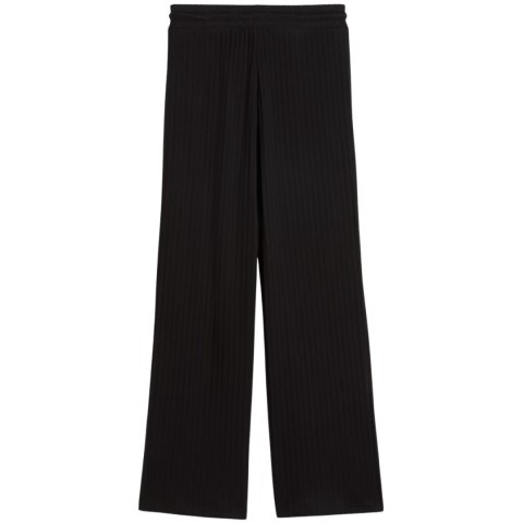 Spodnie damskie Puma HER Comfort High-Waist Wide Leg czarne 693284 01