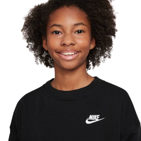 Bluza dla dzieci Nike Sportswear Club Fleece czarna FD2923 010