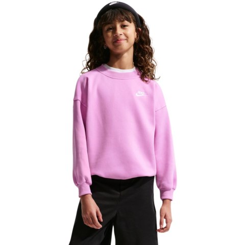 Bluza dla dzieci Nike Sportswear Club Fleece różowa FD2923 503
