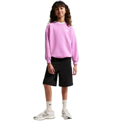 Bluza dla dzieci Nike Sportswear Club Fleece różowa FD2923 503