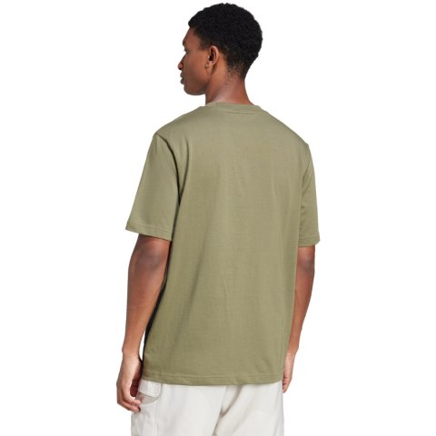 Koszulka męska adidas Essentials 3-Stripes Single Jersey zielona JE6391