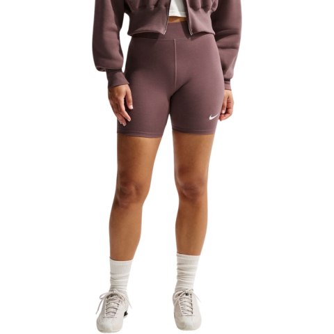 Spodenki damskie Nike Sportswear Classics brązowe DV7797 502