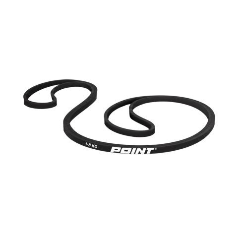 Guma oporowa Point 1-8 kg czarna