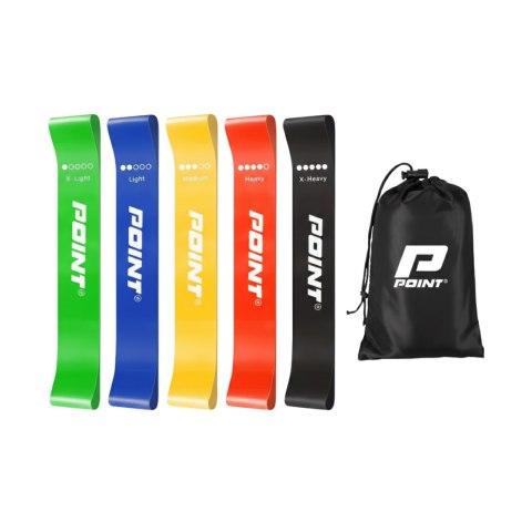 Gumy oporowe Point Active 5 szt.+ woreczek krótkie