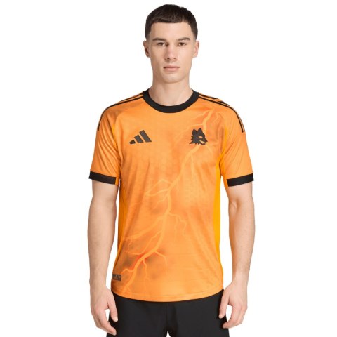 Koszulka męska adidas AS Roma 25/26 pomarańczowa JP4801