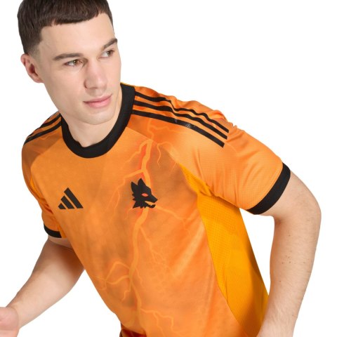 Koszulka męska adidas AS Roma 25/26 pomarańczowa JP4801