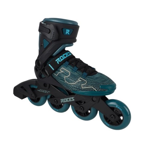 Łyżworolki Roces R-Evo 84 W czarno-niebiesko-zielone 400905 0003