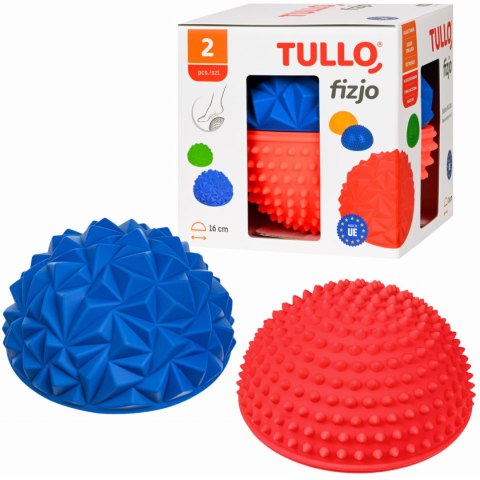 Półkule sensoryczne jeż/diament Tullo 823 czerwona/niebieska