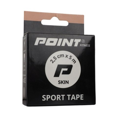 Taśma sportowa Point Tape 2,5 cm x 5 m beżowa