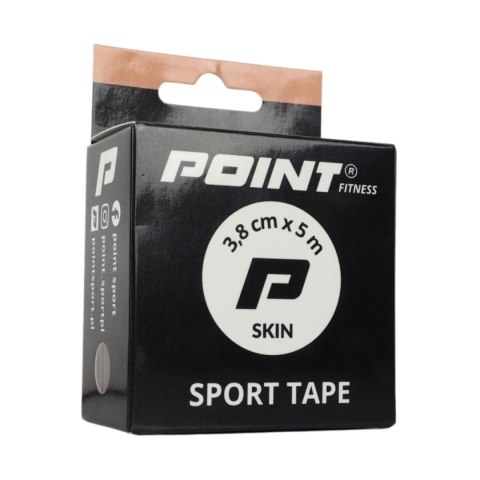 Taśma sportowa Point Tape 3,8 cm x 5 m beżowa