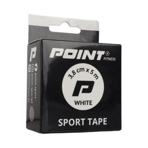 Taśma sportowa Point Tape 3,8 cm x 5 m biała