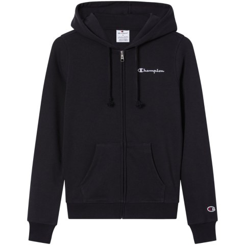 Bluza damska Champion Full Zip Hoodie Sweatshirt czarna 118406 KK001